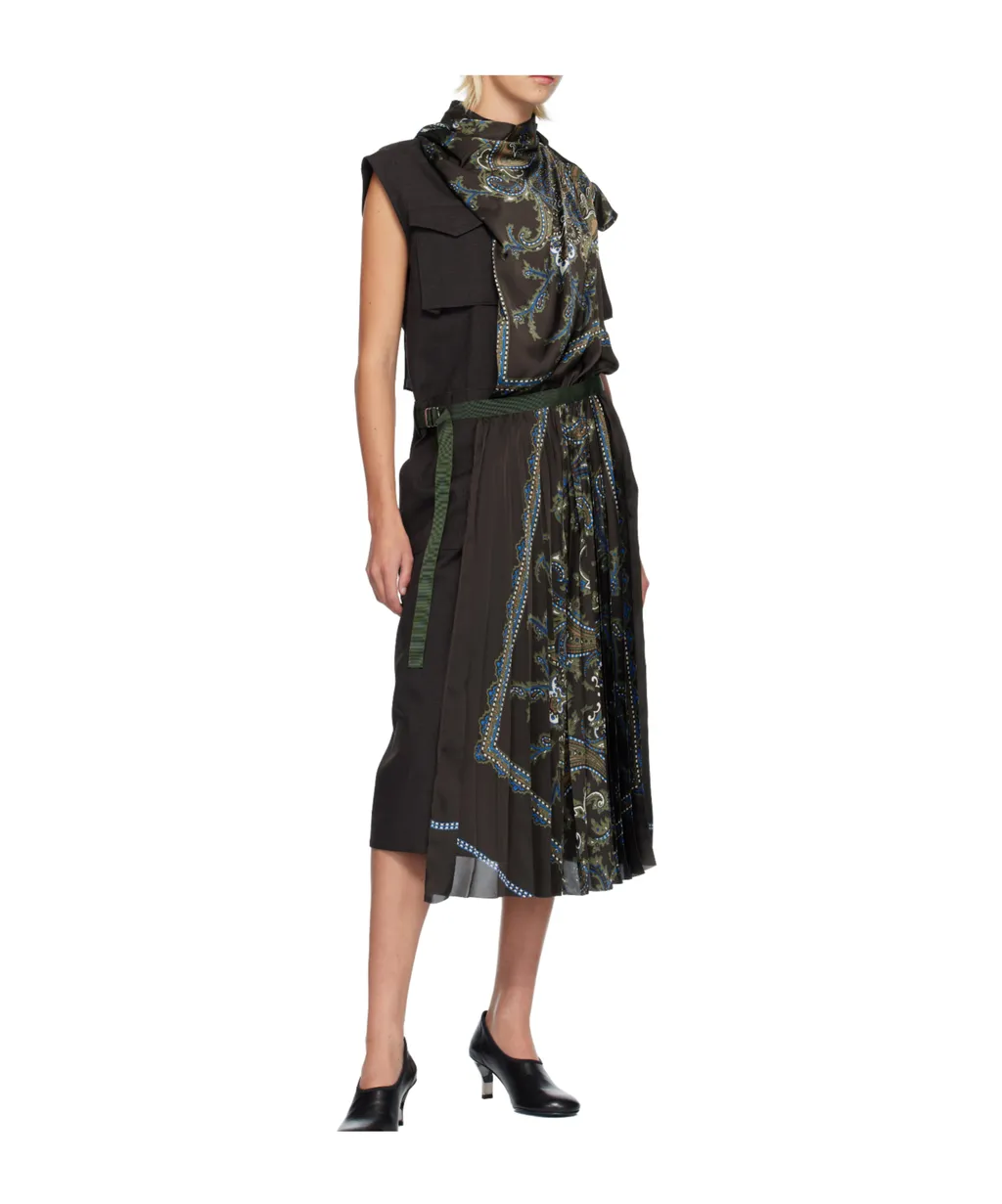 Printed Midi Dress
