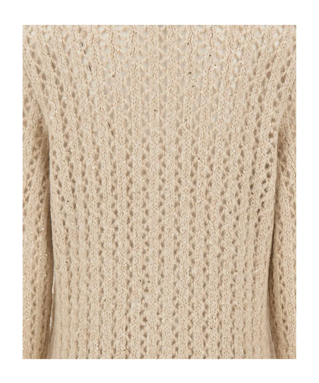 Sequined Zip Knitwear