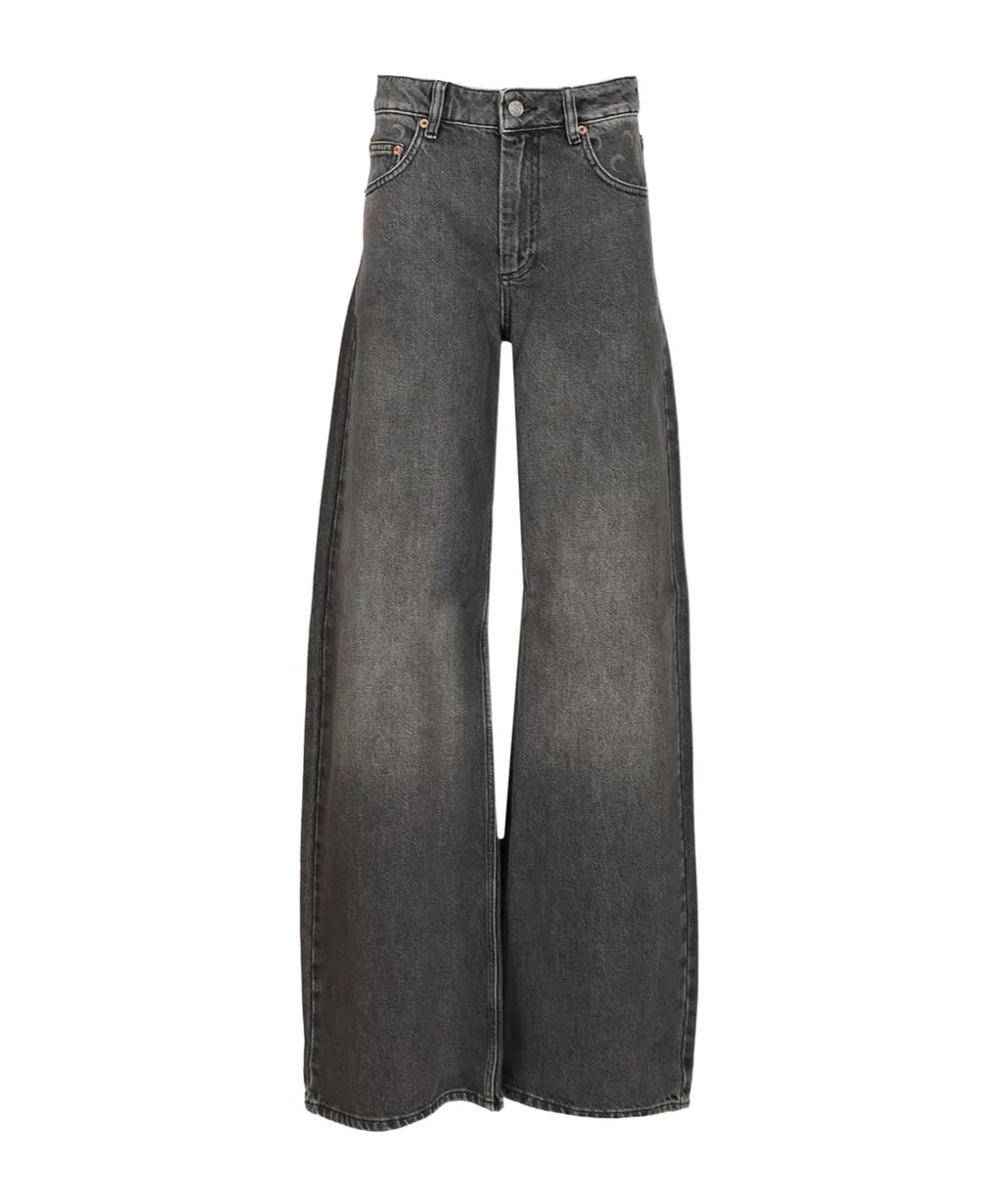 High-Waisted Flared Jeans