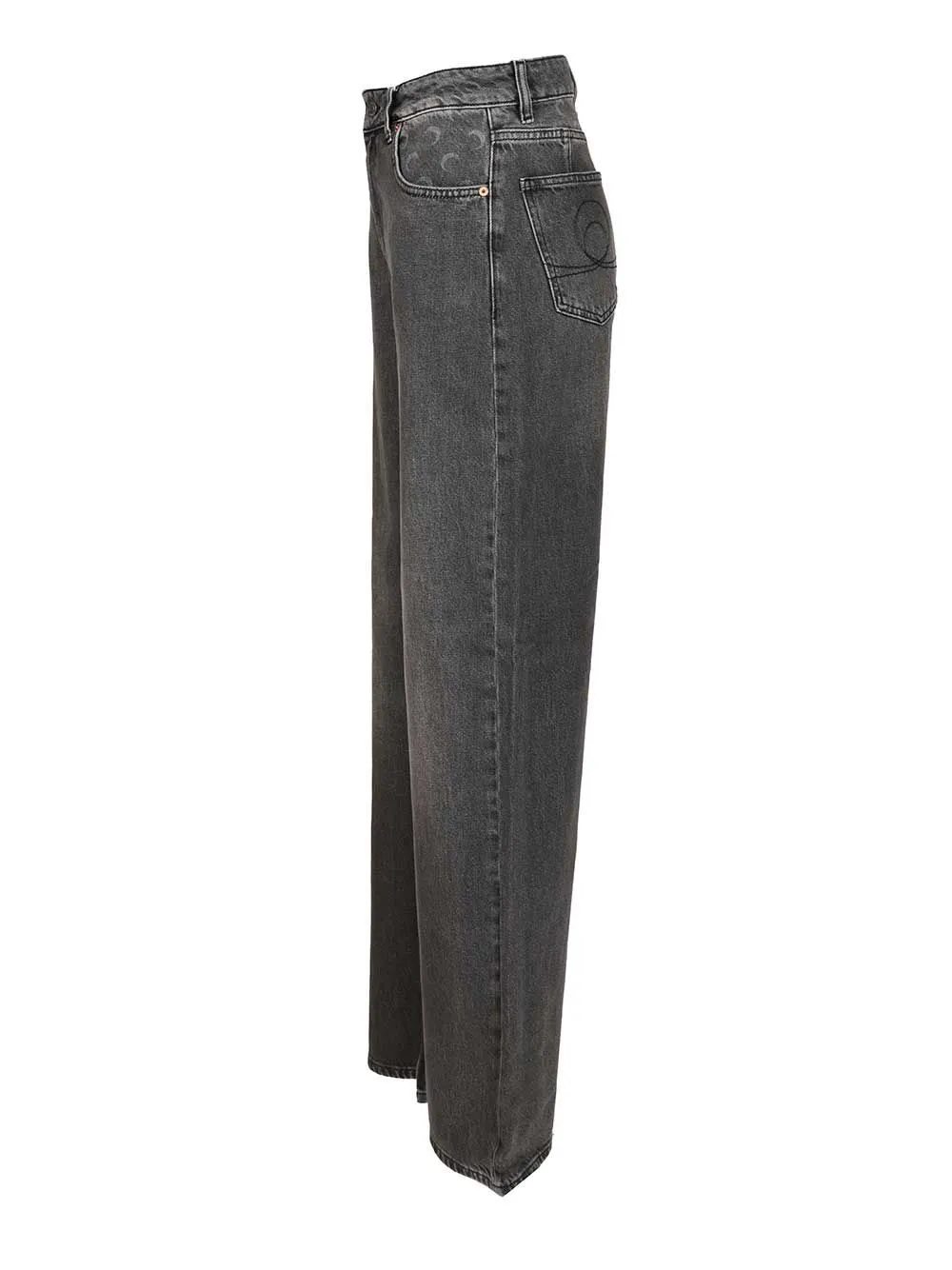 High-Waisted Flared Jeans