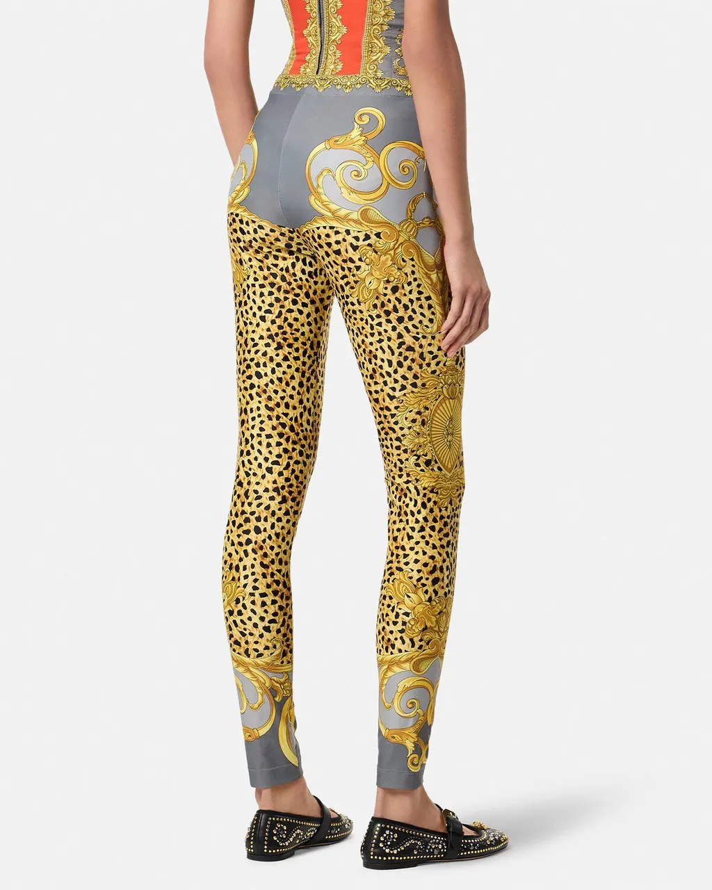 Baroque Print Leggings