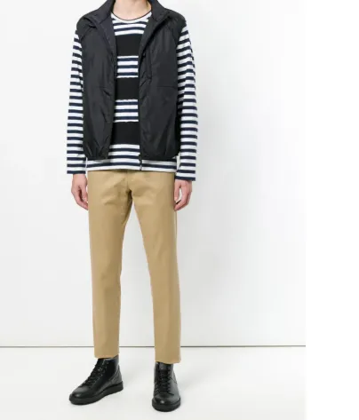 High-Necked Padded Vest