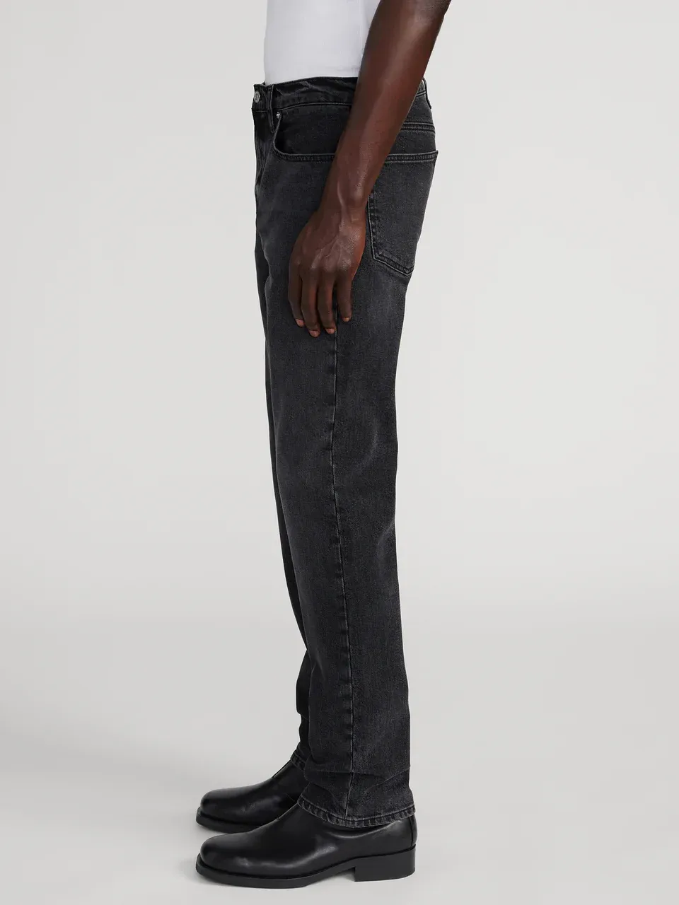 Mid-Rise Straight-Leg Jeans