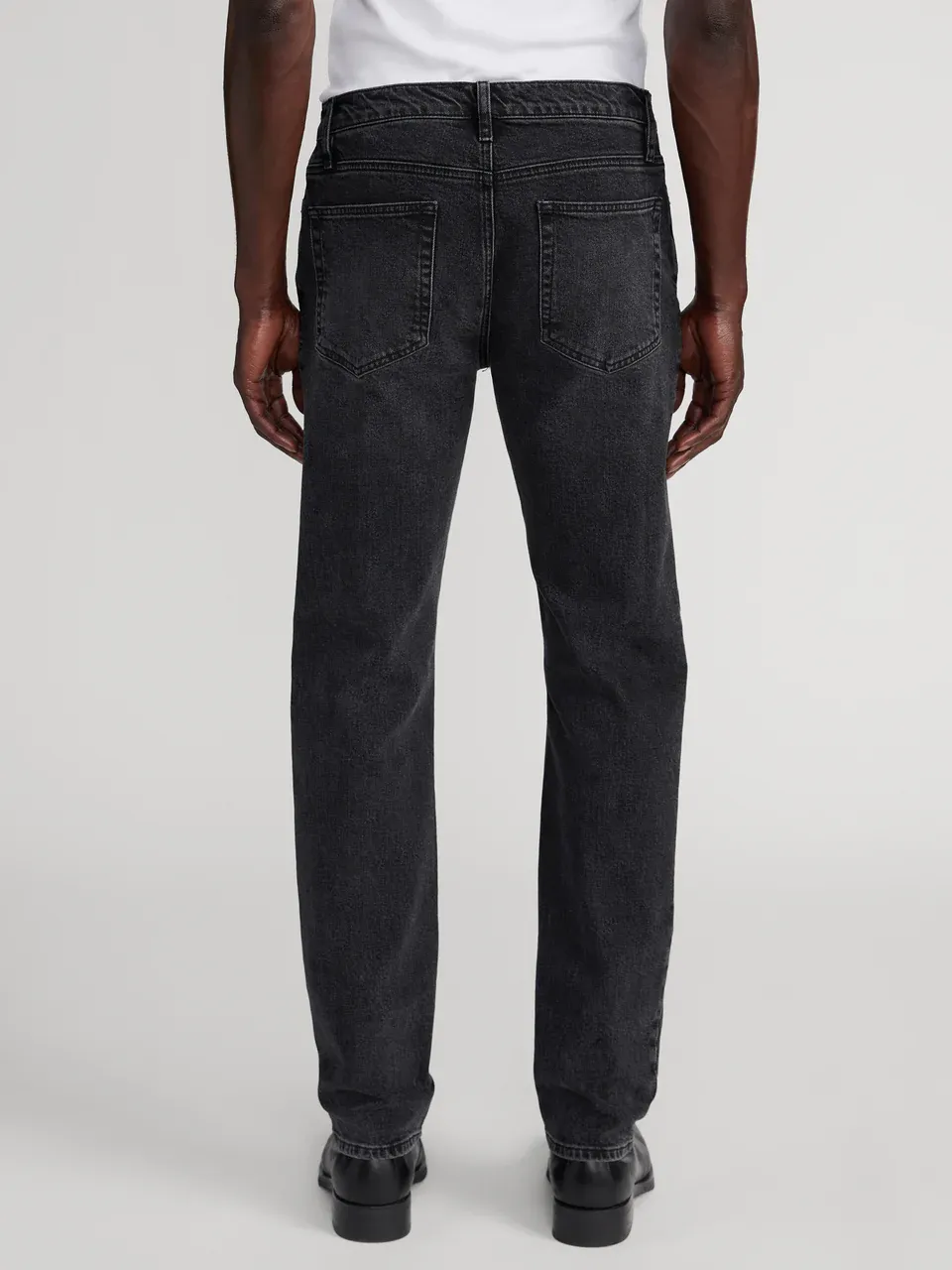 Mid-Rise Straight-Leg Jeans