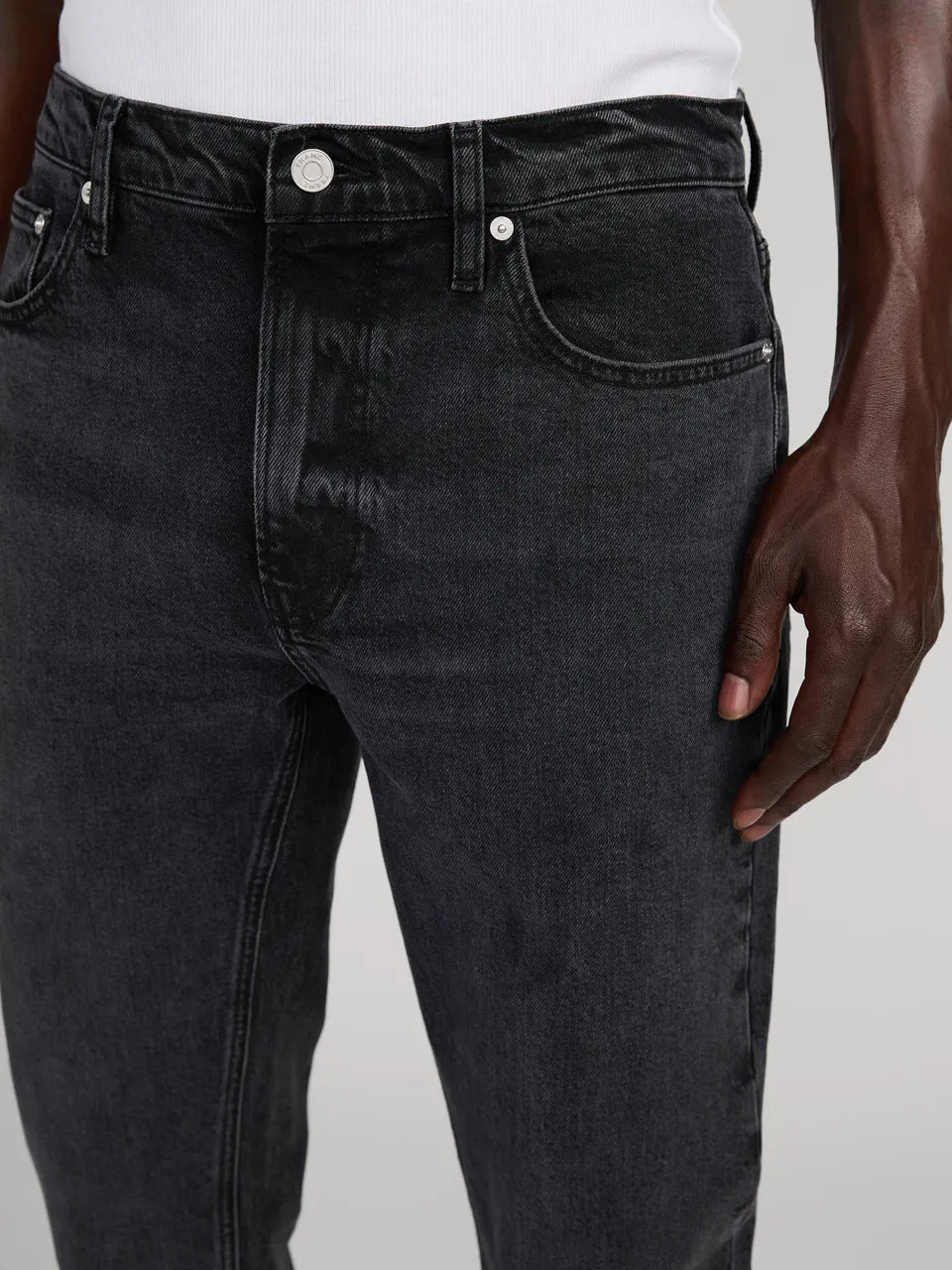 Mid-Rise Straight-Leg Jeans