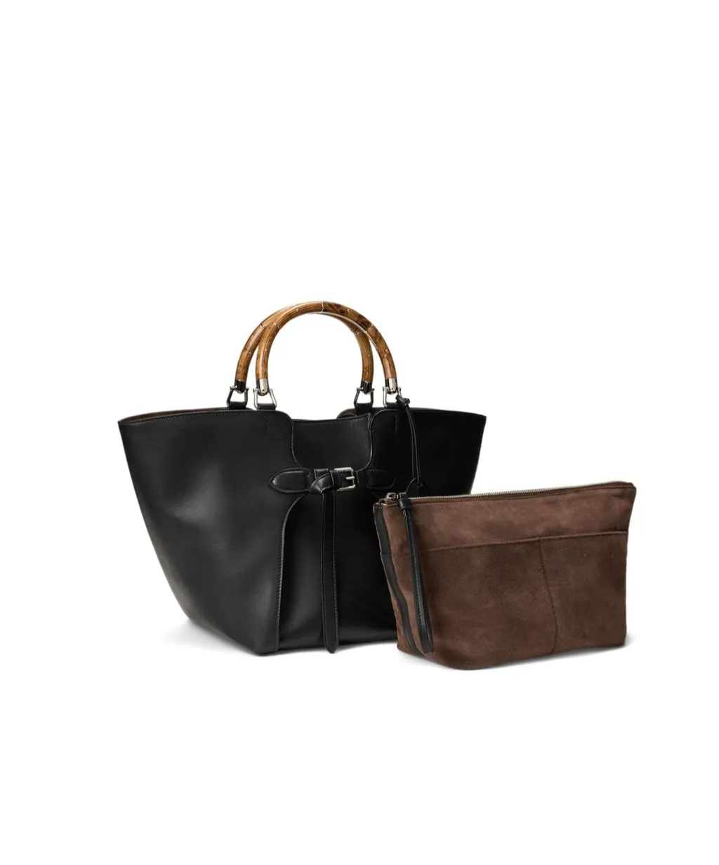 Medium Leather Tote Bag
