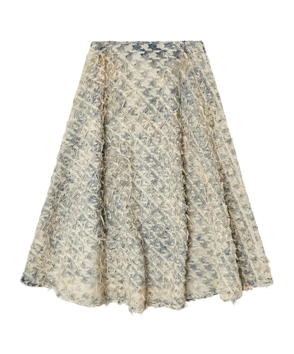 Houndstooth Skirt