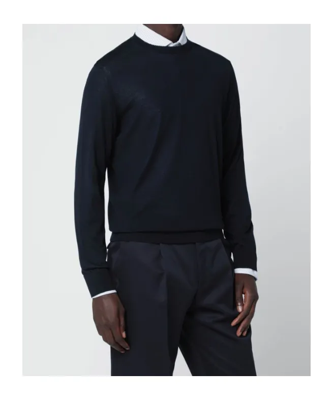 Crew-Neck Wool Sweater