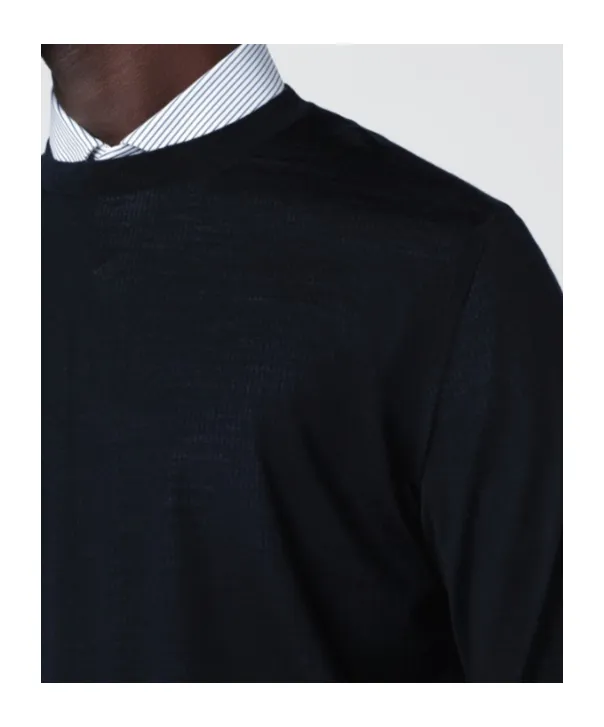 Crew-Neck Wool Sweater