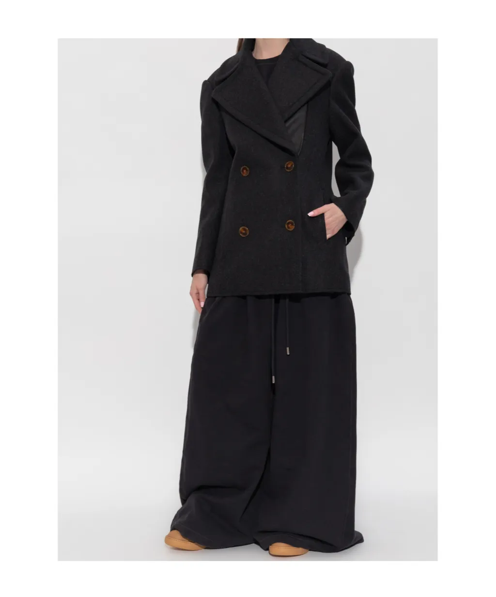 Double-Breasted Tailored Coat
