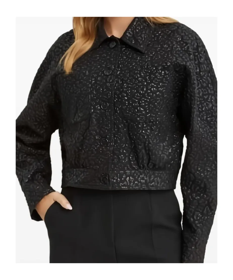 Jacquard Textured Jacket