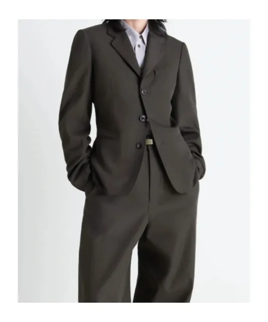 Single-Breasted Tailored Blazer