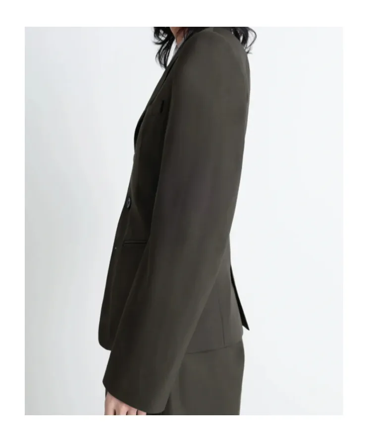 Single-Breasted Tailored Blazer