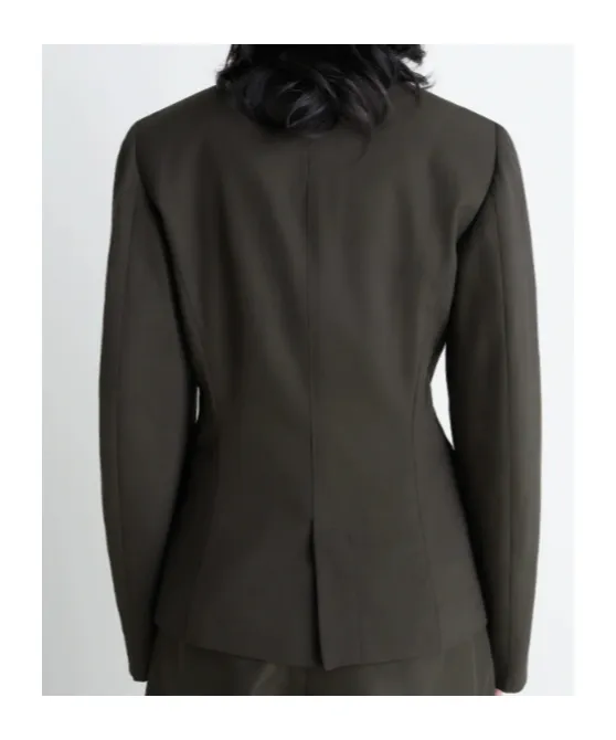 Single-Breasted Tailored Blazer
