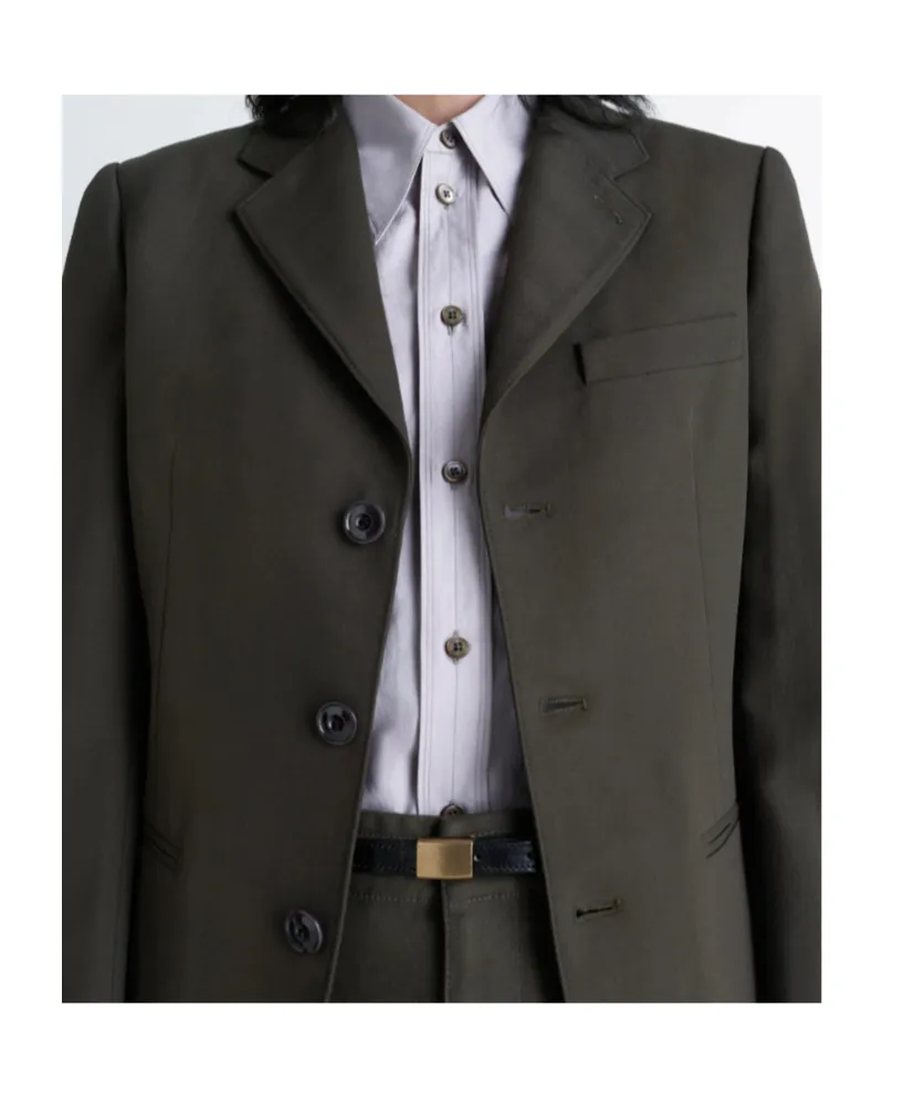 Single-Breasted Tailored Blazer