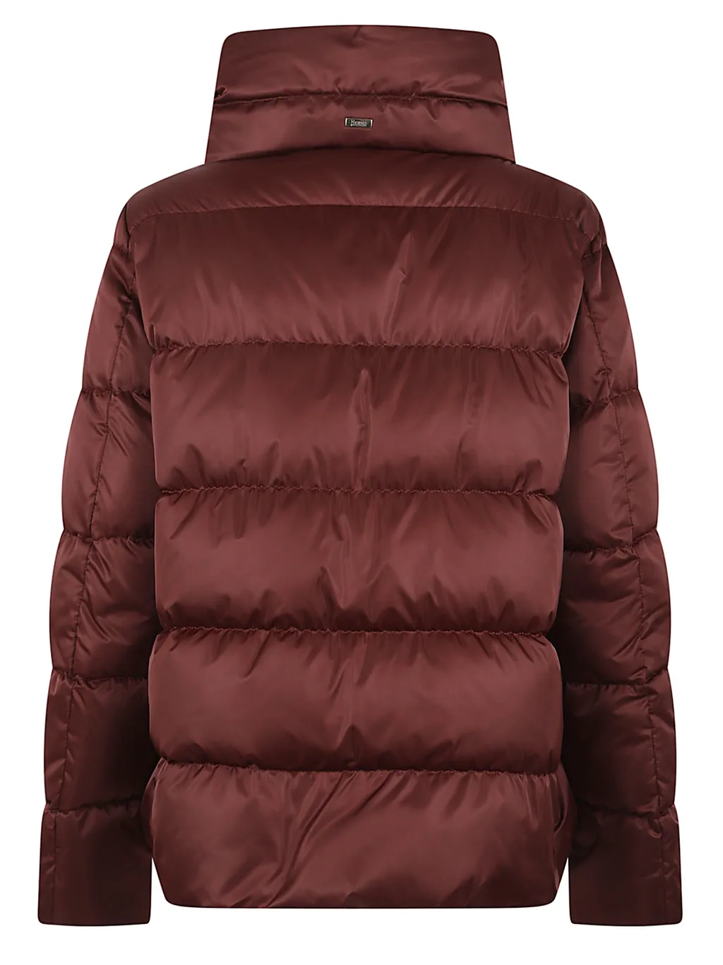 High-Neck Drawstring Padded Jacket