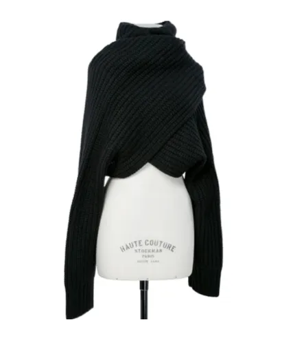 Wool Knit Turtleneck Pullover