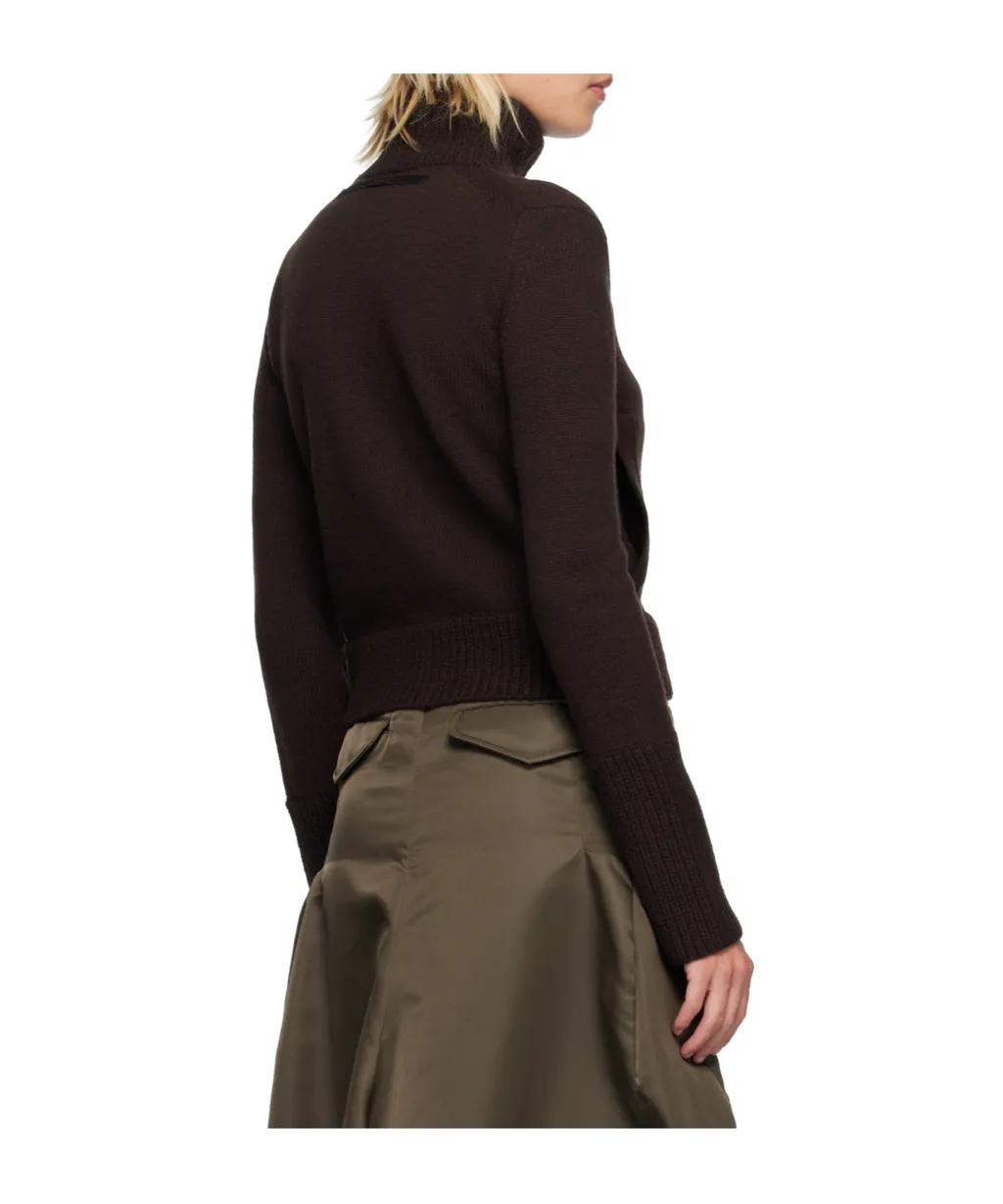 Loose Wool Knit Sweater