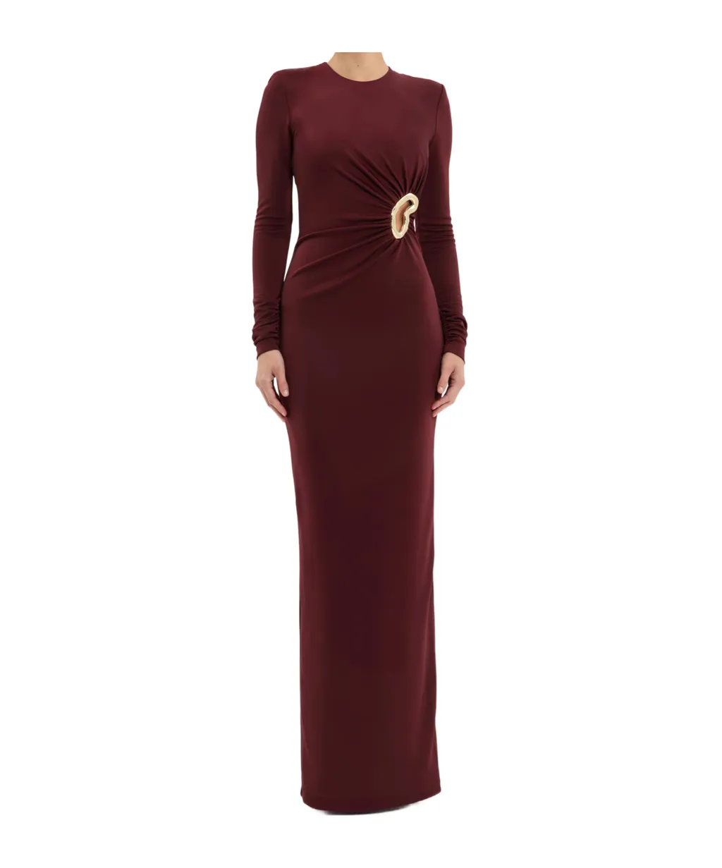Mischa Long-Sleeve Gown