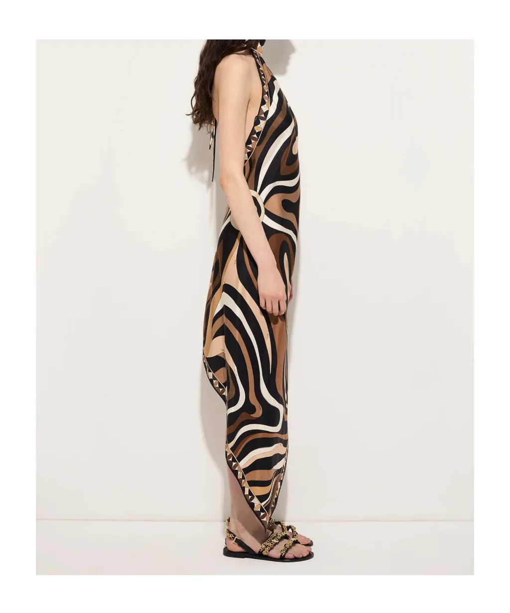 Sleeveless Silk Dress