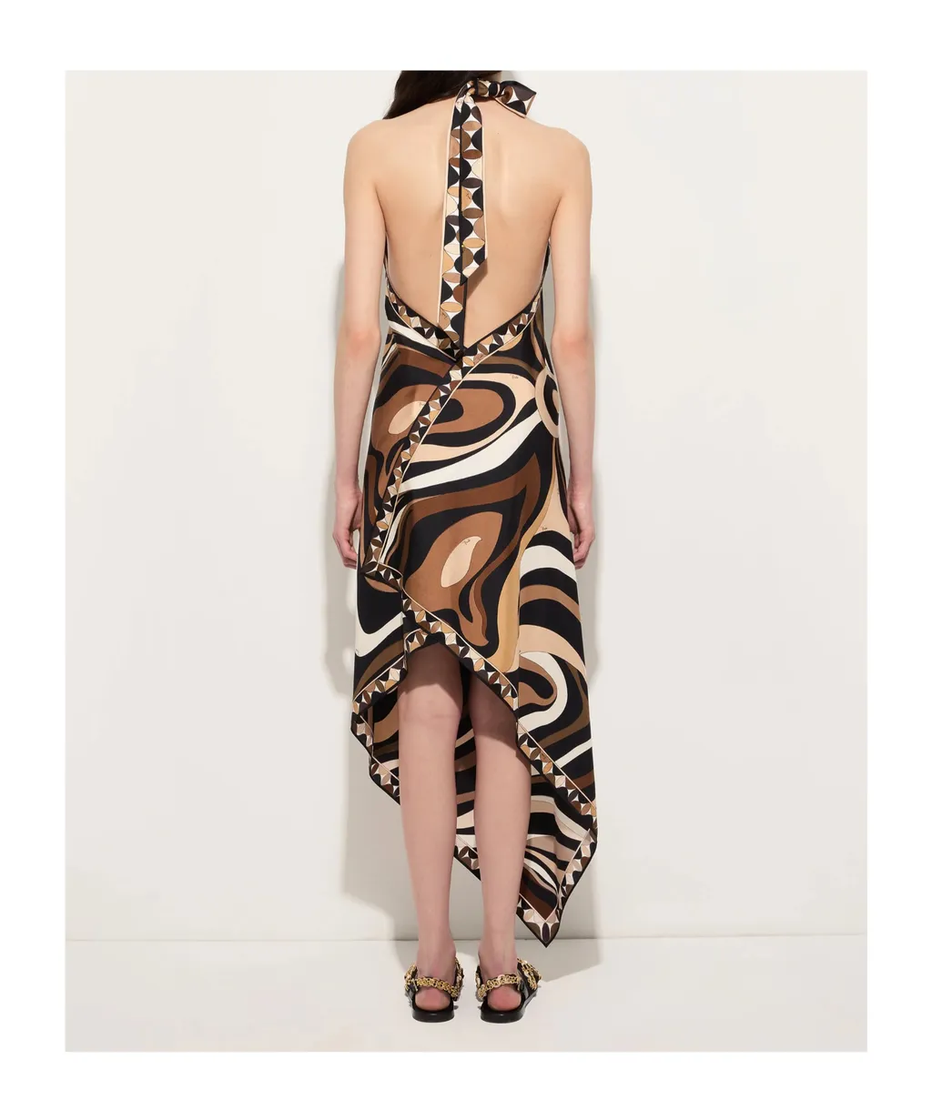 Sleeveless Silk Dress