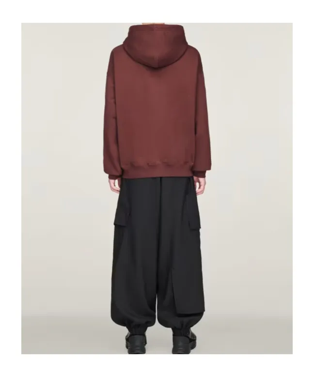 Logo-Print Drawstring Hoodie