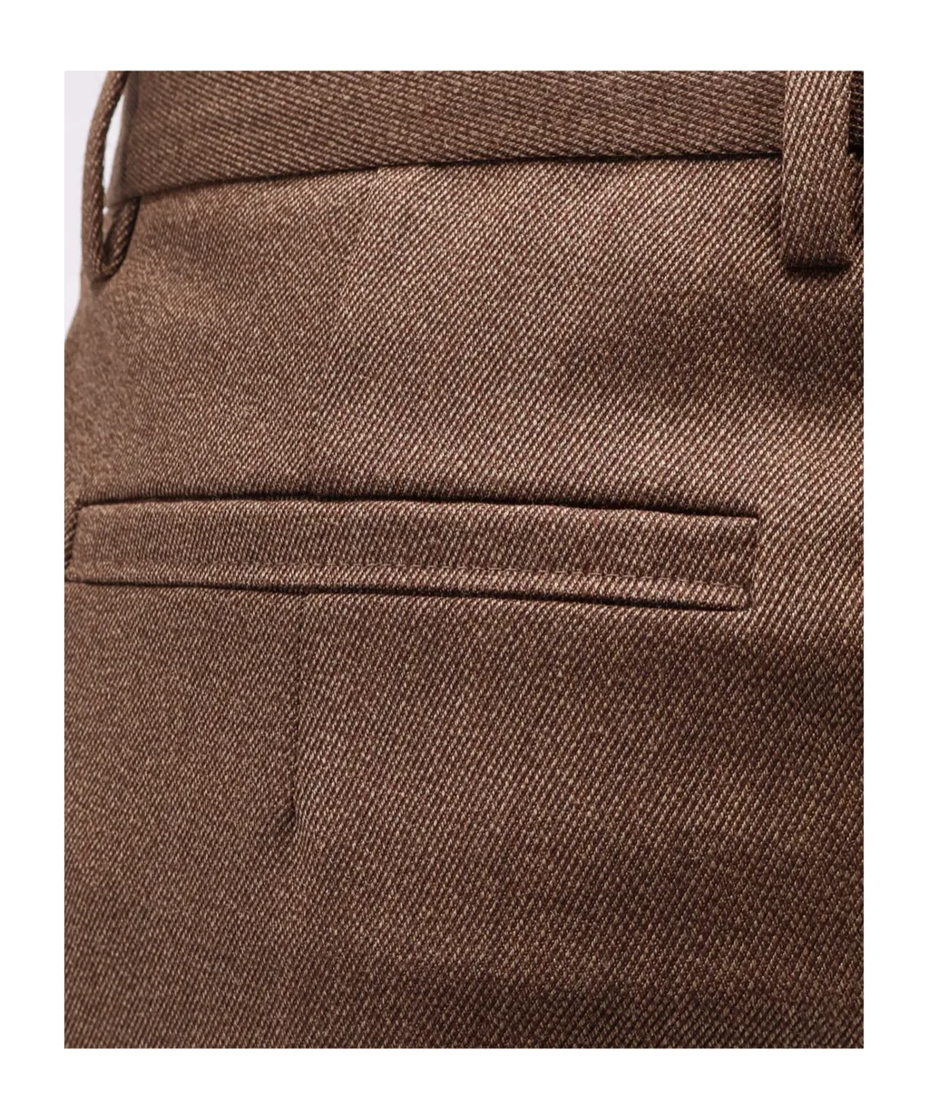Tapered-Leg Tailored Pants