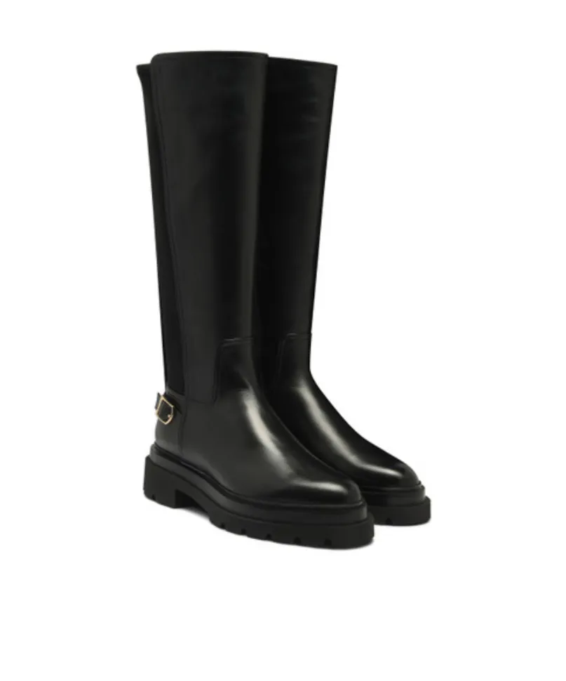Neoprene Knee-High Boots