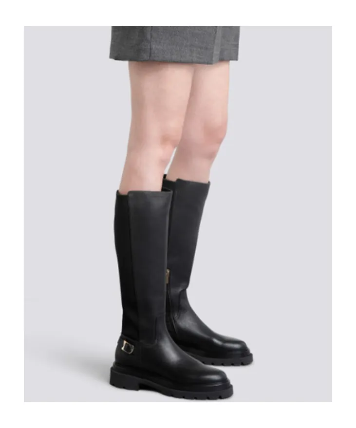 Neoprene Knee-High Boots