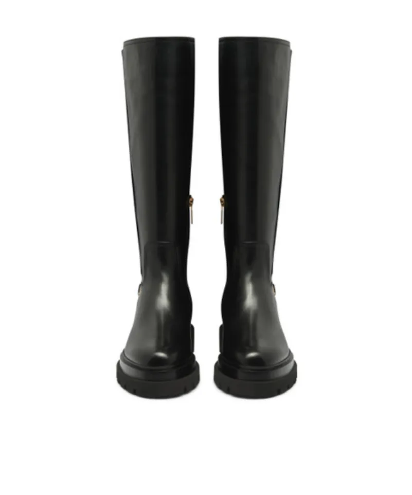 Neoprene Knee-High Boots