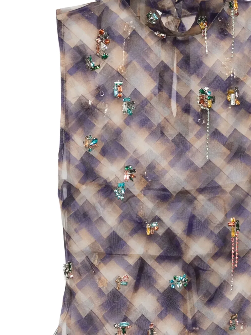 Embellished Sleeveless Top