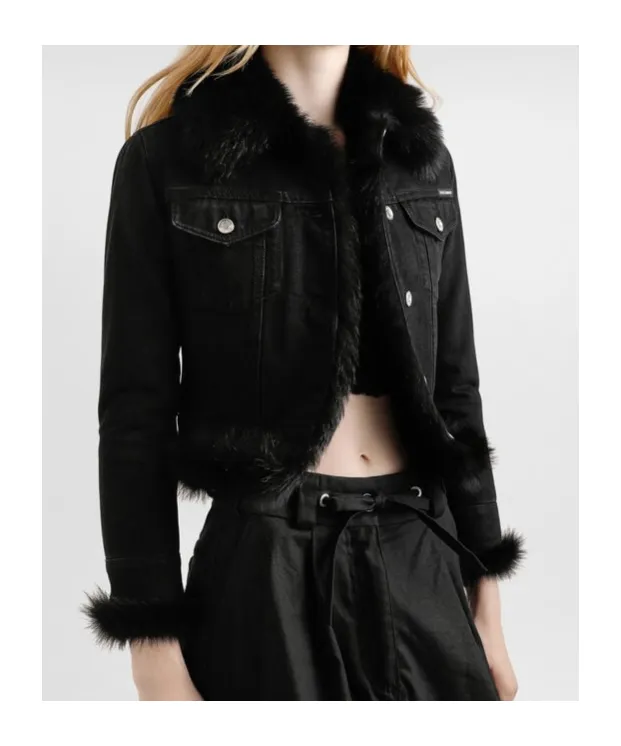 Cropped Denim Jacket