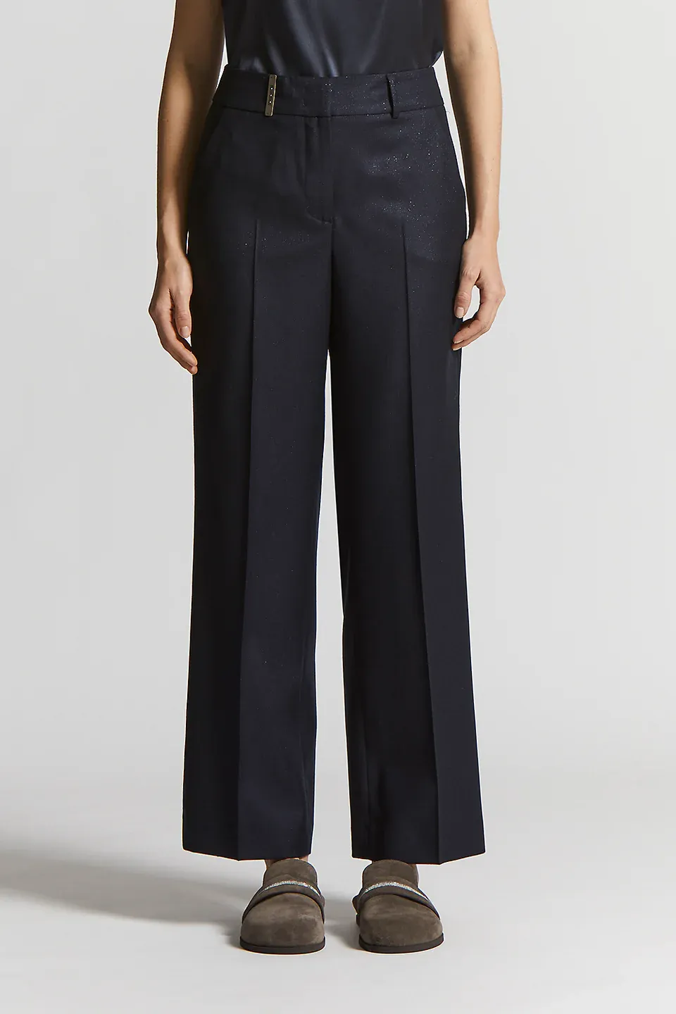Wool Blend Trousers