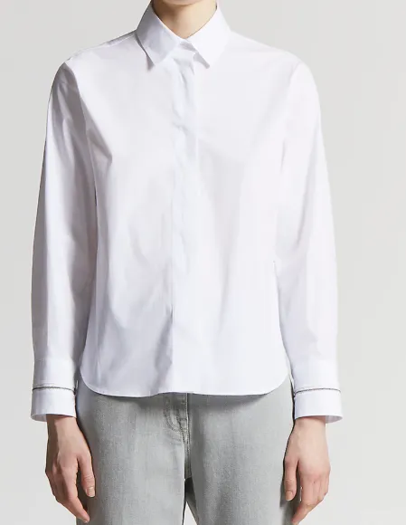Stretch Cotton Blouse