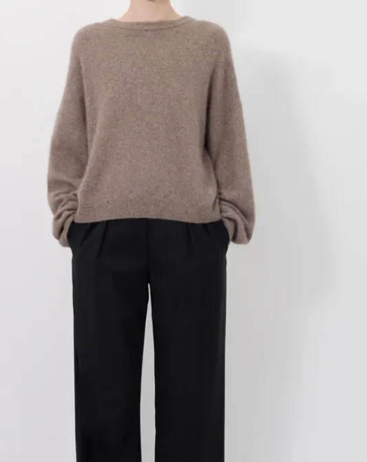 Tristan Wool And Cotton Blended Sweater