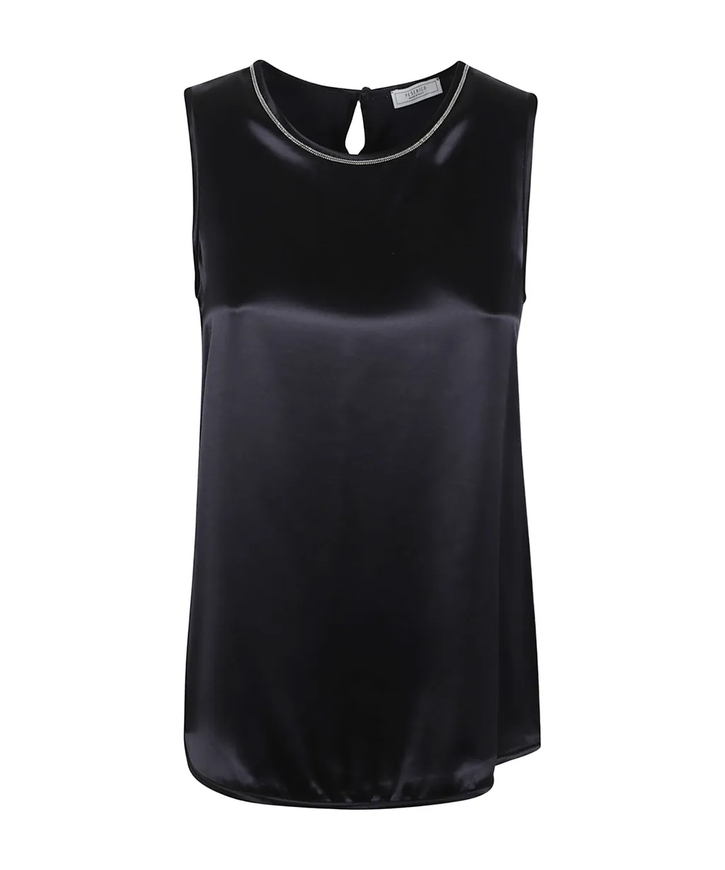 Chain-Trimmed Camisole Top