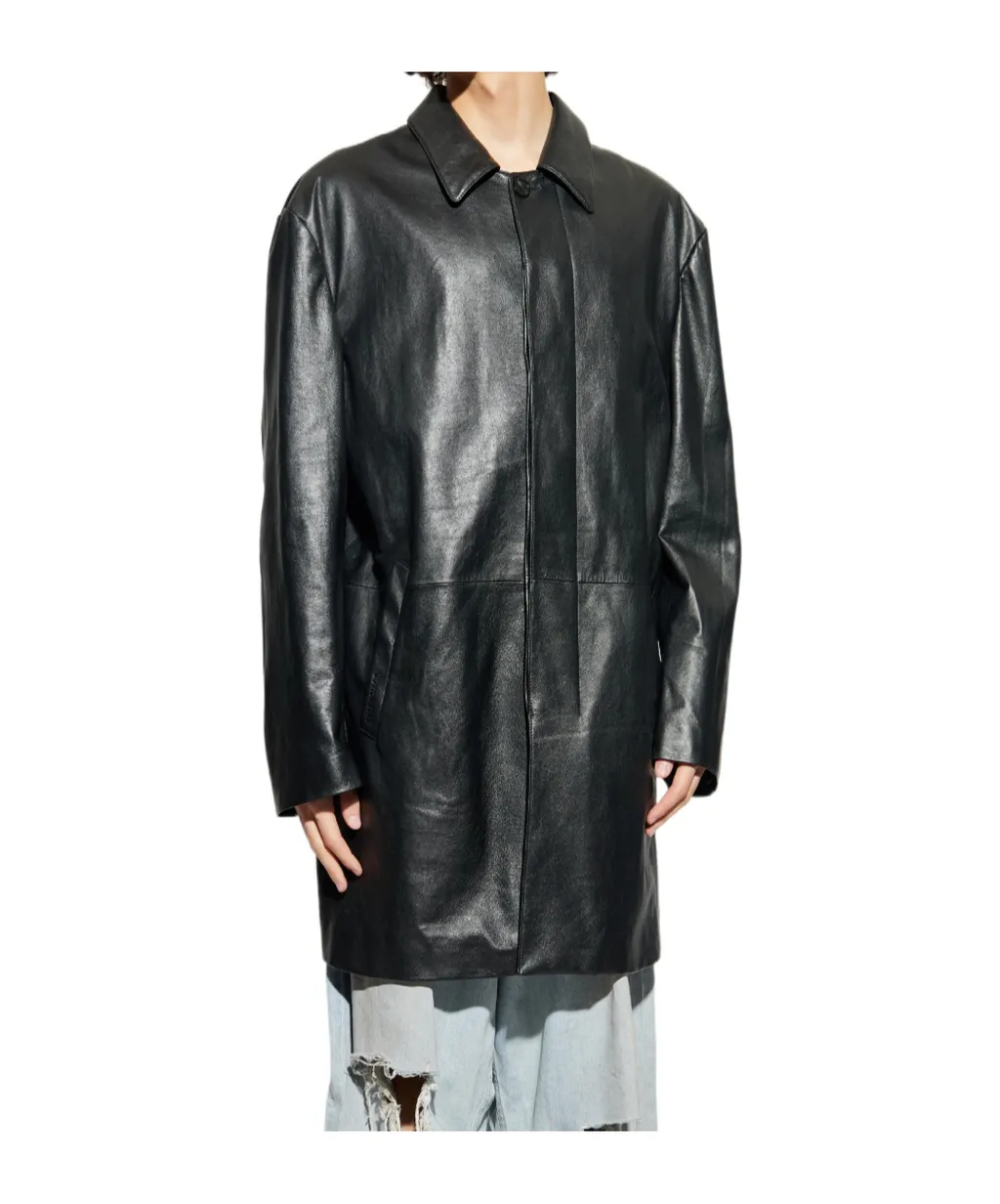 Short Leather Coat