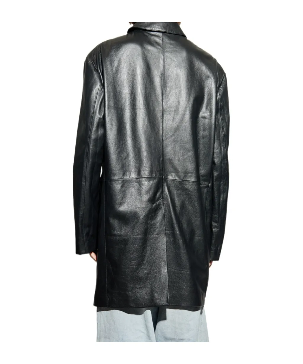 Short Leather Coat