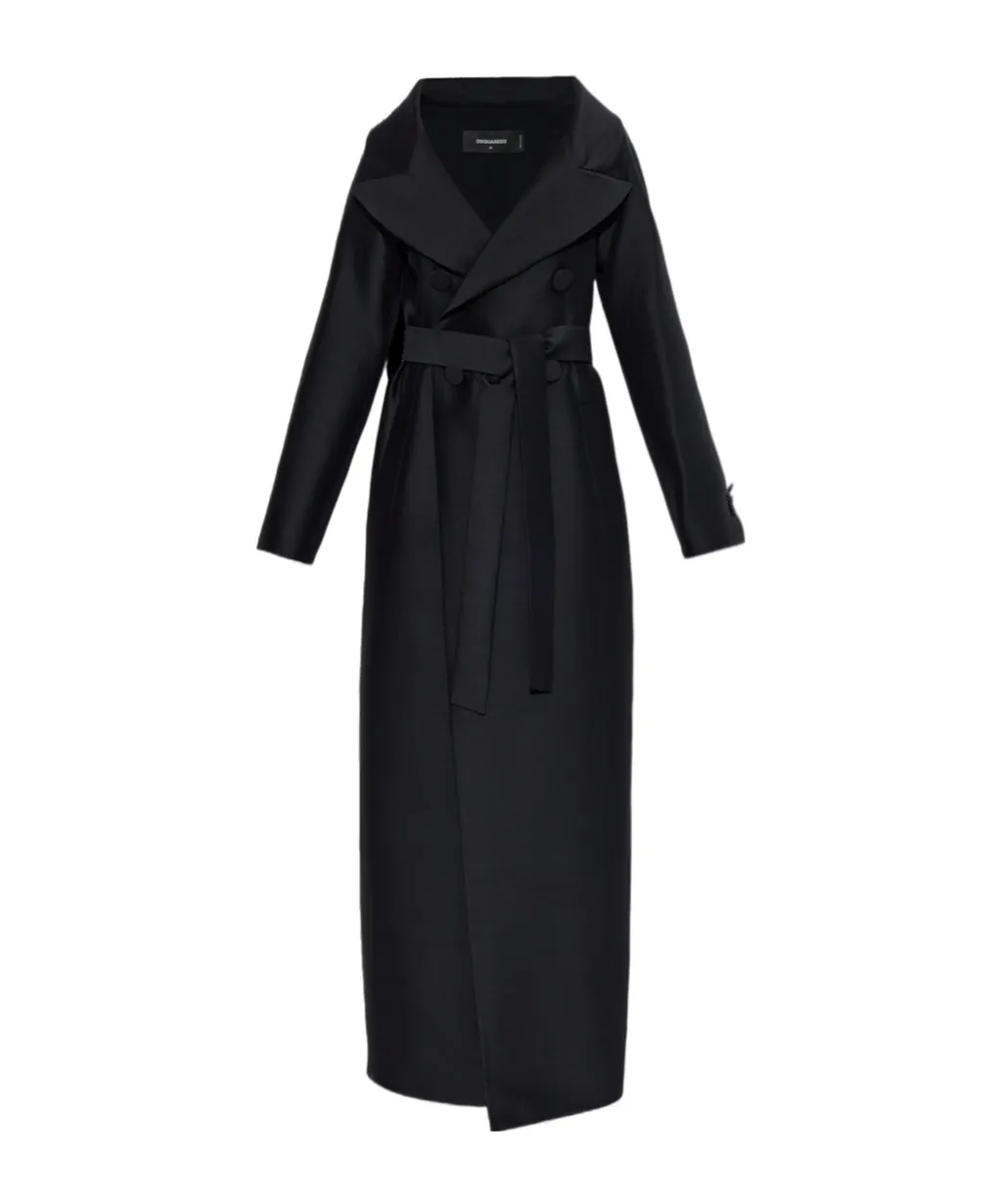 Double-Breasted Long Coat