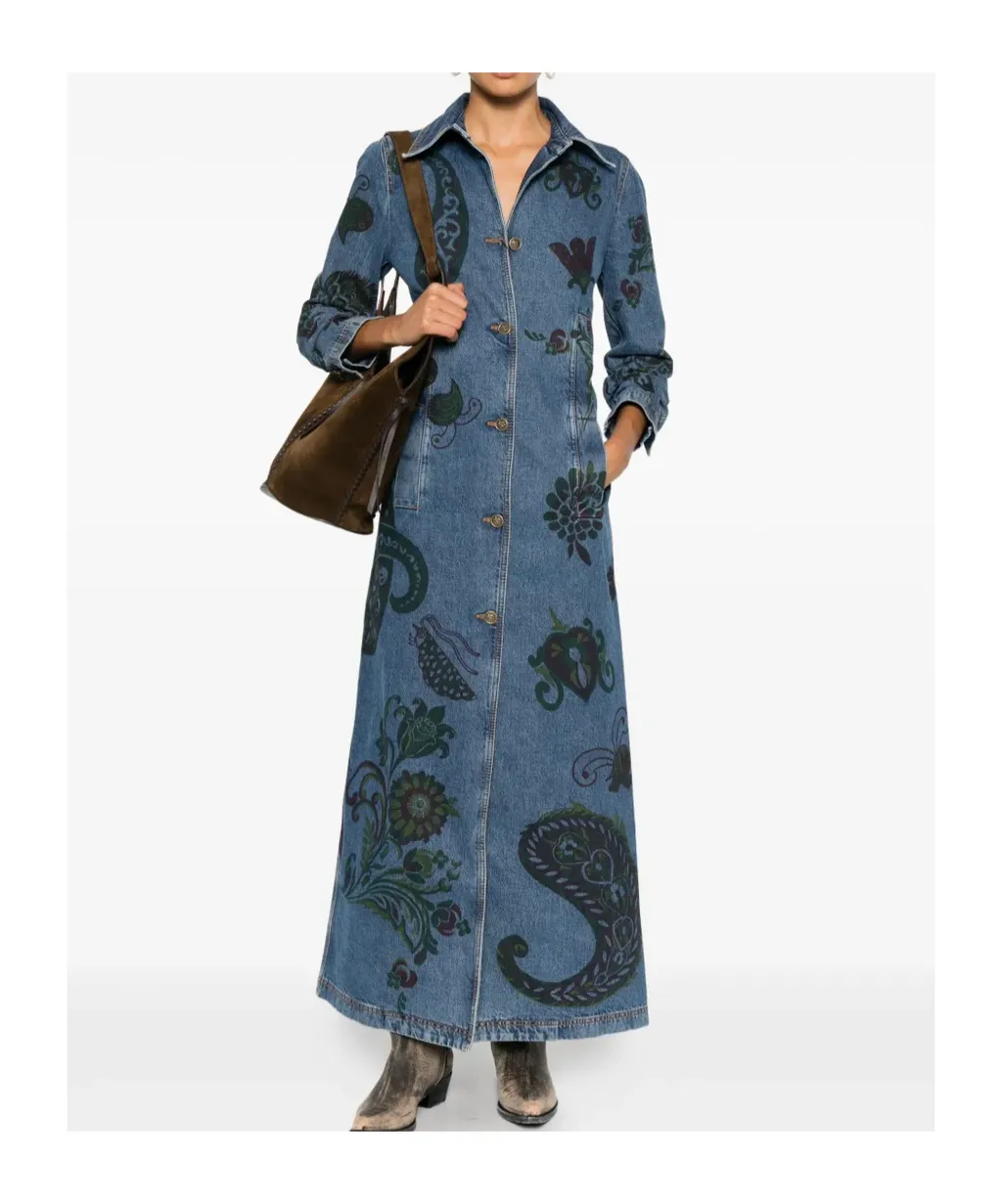 Floral Paisley Coat