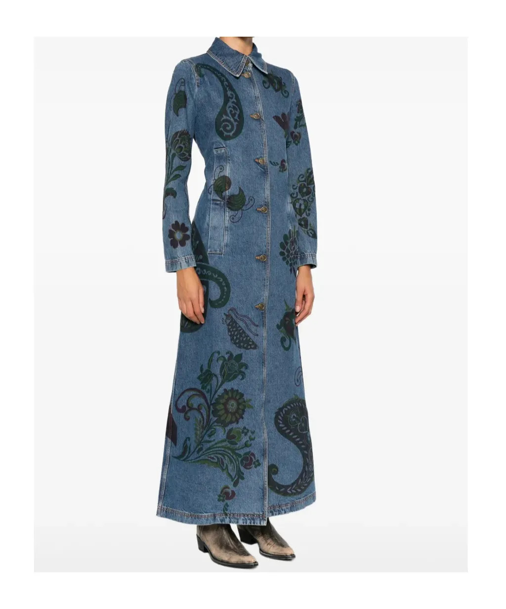 Floral Paisley Coat
