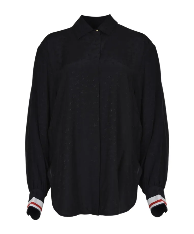 Jacquard Long-Sleeved Shirt
