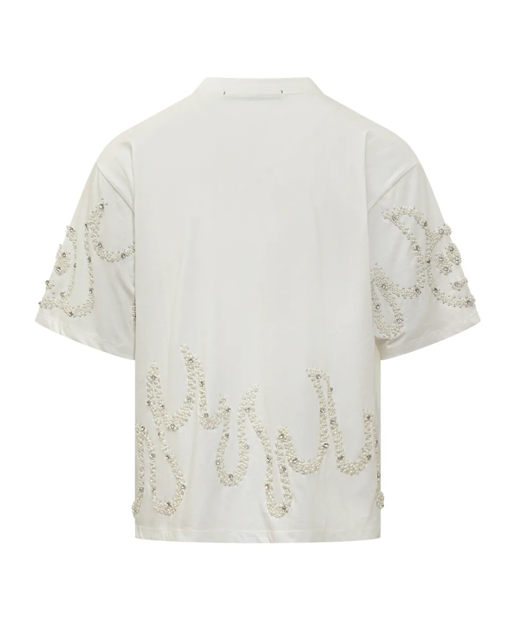 Embellished Jersey T-Shirt