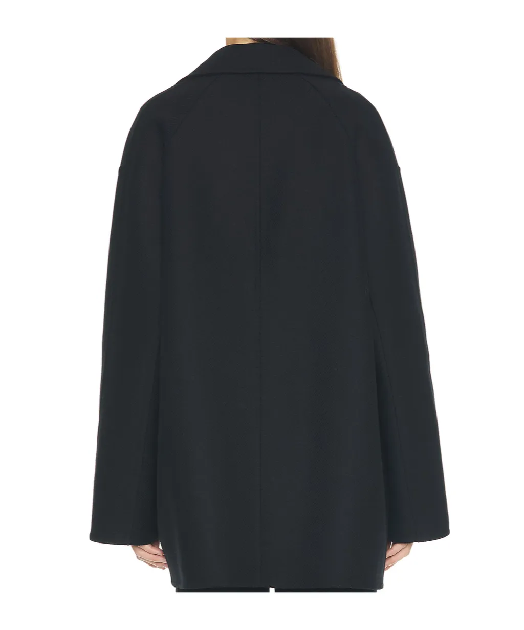 Double-Breasted Pocket Coat