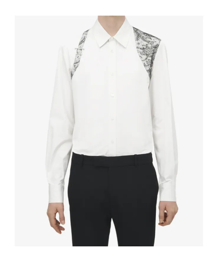 Floral Lace Harness Shirt