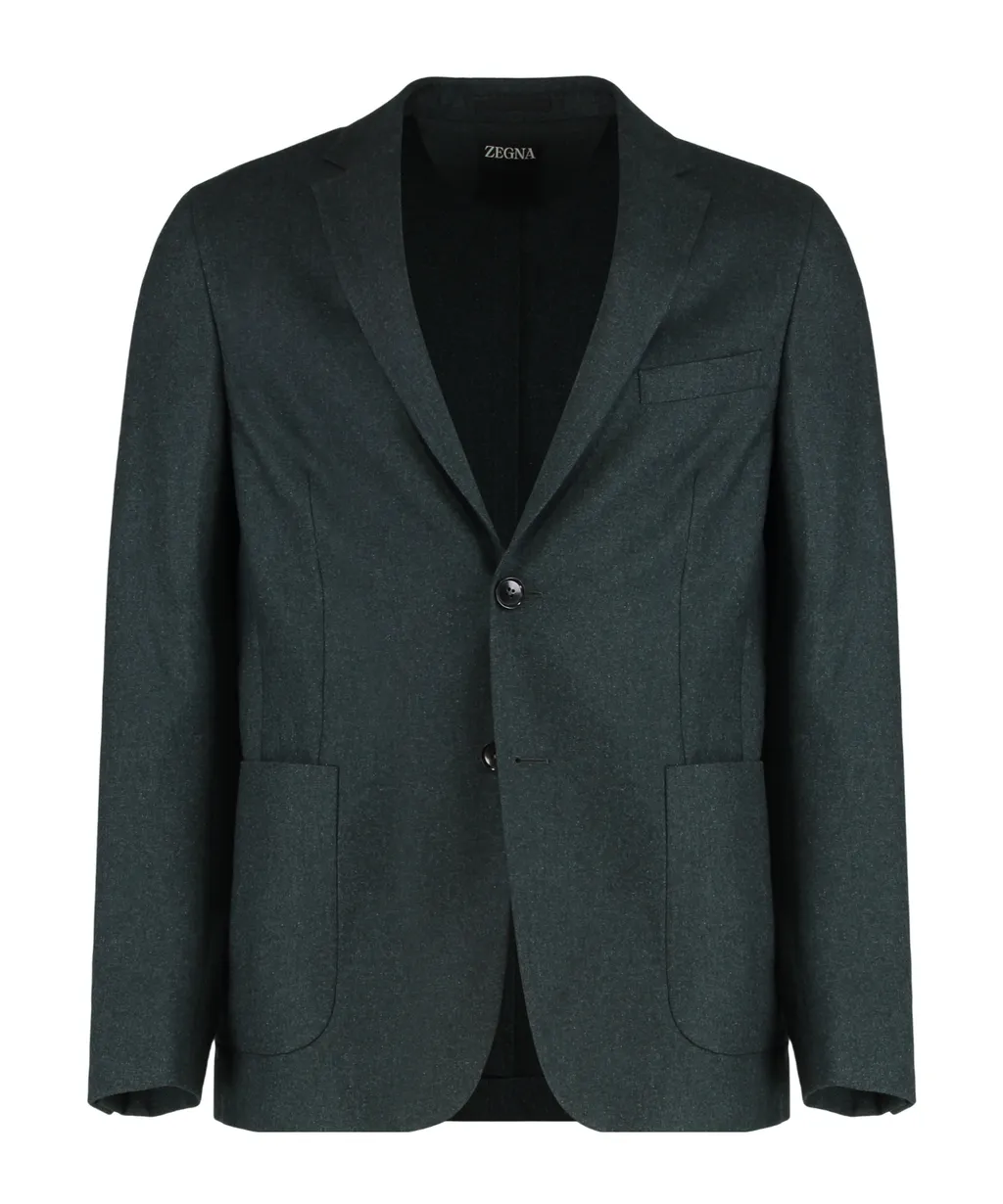 Single-Breasted Tailored Blazer
