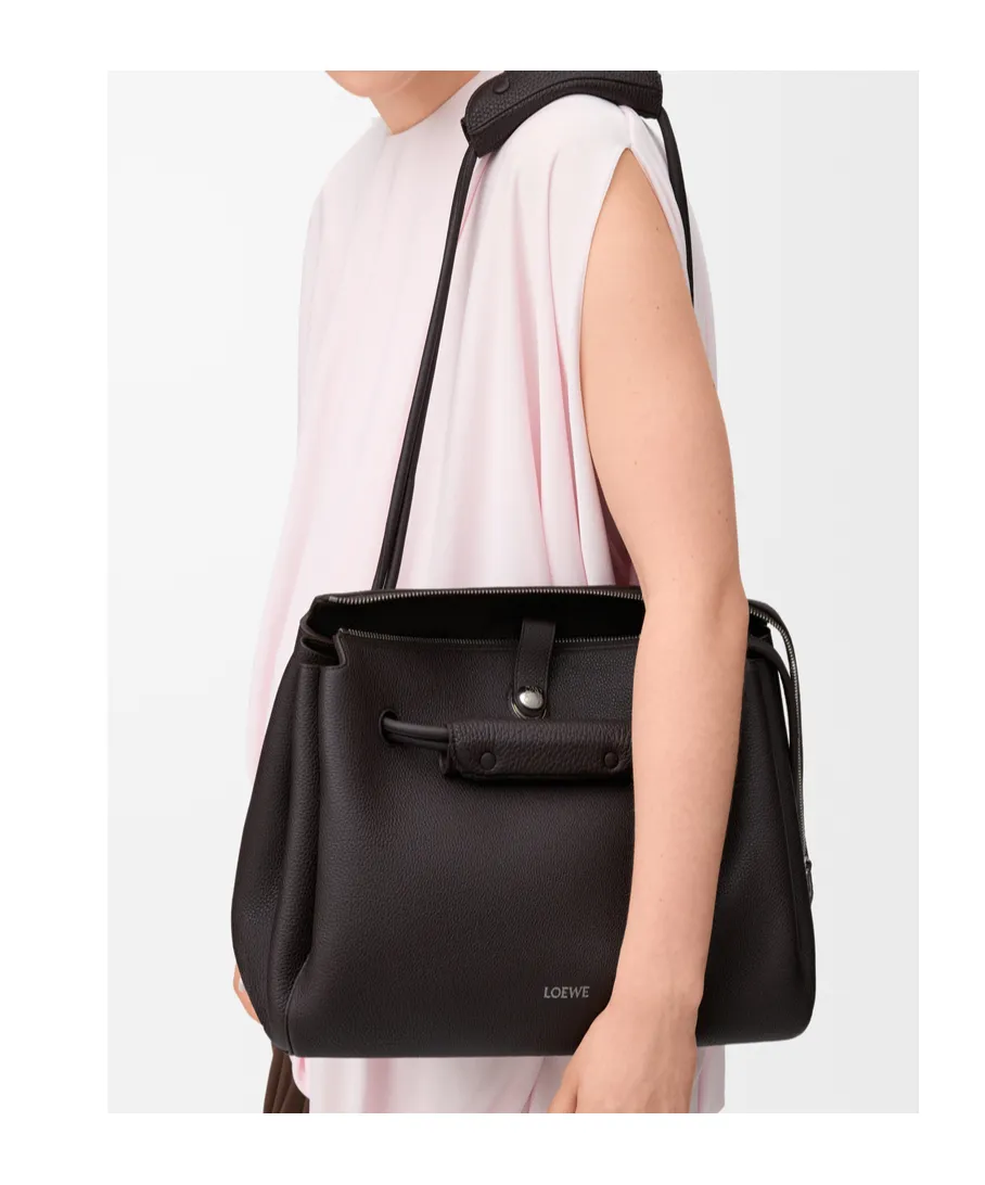 Large Madrid Bag In Supple Grained Calfskin