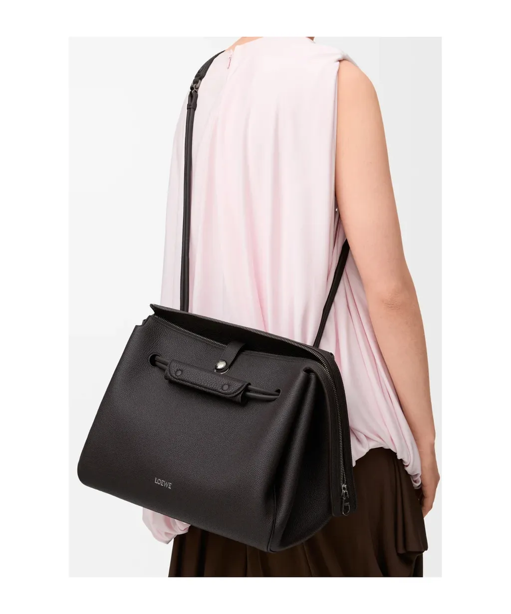 Large Madrid Bag In Supple Grained Calfskin