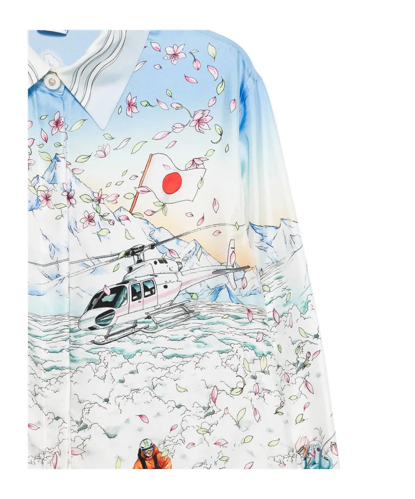 Printed Long-Sleeve Shirt