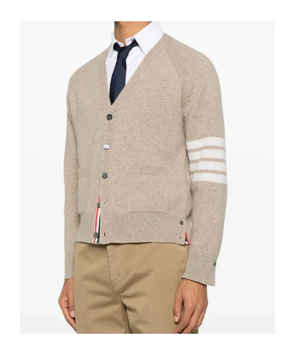 4-Bar V-Neck Knitwear